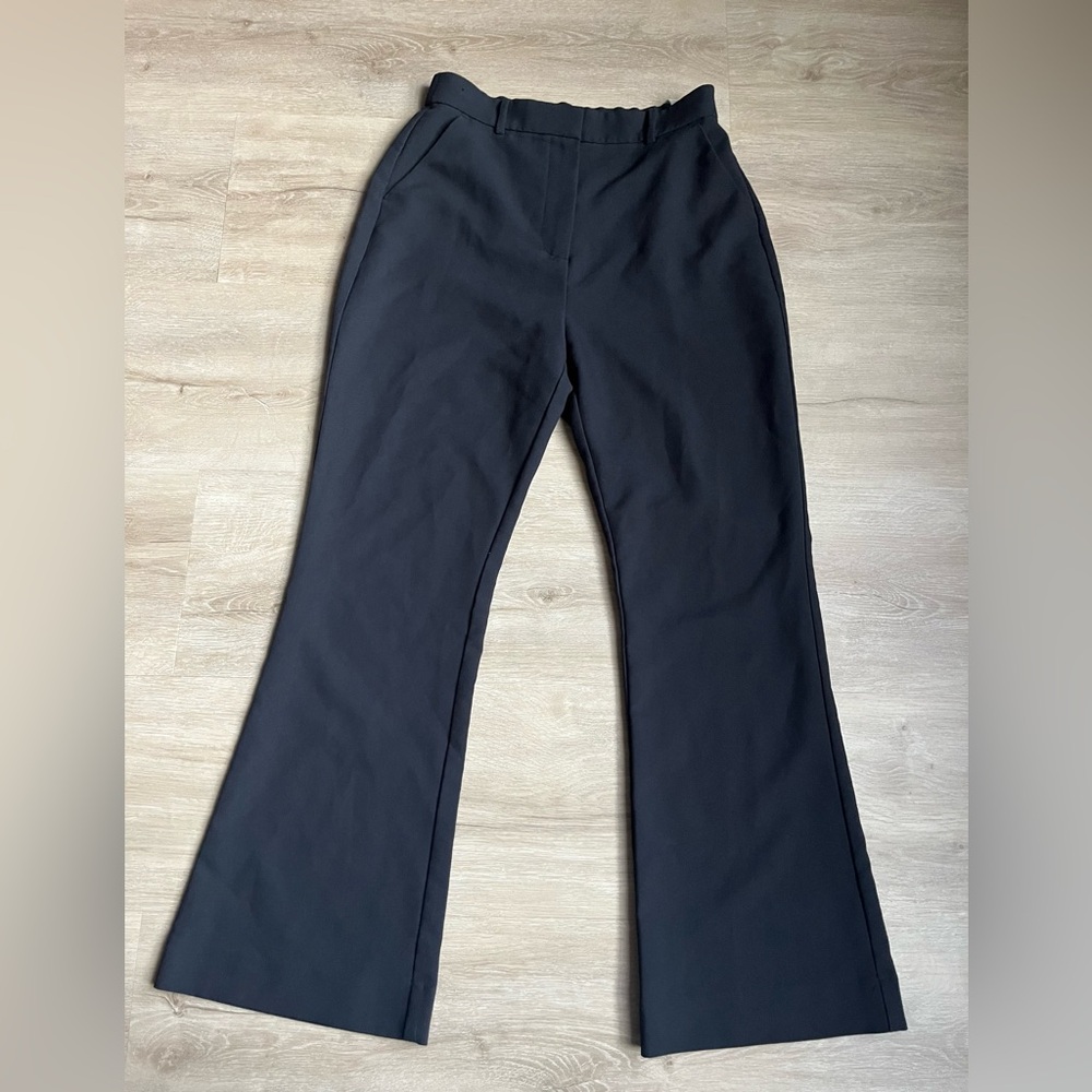 Abercrombie & Fitch Black Flared Trousers